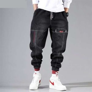 Version coréenne des jeans de vêtements de travail, pantalons hip-hop de couleur claire à la mode pour hommes, leggings amples, pantalons Harlan pour jeunes petits pieds, hommes