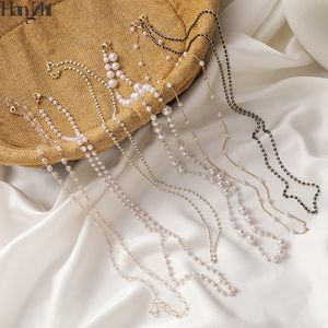 Koreaanse vintage kristallen hart hanger ketting masker ketting riem hangen aan halsglazen houder touw voor vrouwen