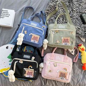 Koreaanse waterdichte nylon kleine rugzak vrouwen mode mini reizen backpacks schooltas voor tennager girls kawaii schoudertassen 210911 214n