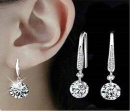 Accessoires de mariage coréens, Version bijoux de la nouvelle mariée, boucles d'oreilles percées, toute la mode, cristal de haute qualité, Zircon Stud2330517