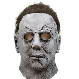 Korku Mascara Myers Maskers Maski Enge Maskerade NICHAEL Halloween Cosplay Party Masque Maskesi Realista Latex Mascara's Masker De jl199T