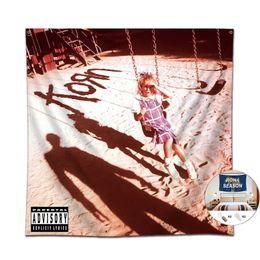 Korn eerste album Tapestry Man Cave Wall Flag For College Dorm Funny Digital Printing Slaapkamer Hangen 4x5ft 48x60in 240506