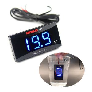 Koso voltmeter 12V digitale spanningindicator LED-display Voltmeter paneelmeter DC 9V-150V