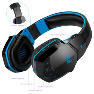 KOTION EACH B3505 Bluetooth sans fil 4. 1 Casques de jeu stéréo Casque de contrôle du volume Microphone HiFi Casques musicaux jeu 1PC / LOT