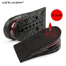 Kotlikoff Invisible Hauteur Augmentation Réglable Réglable Réglable 2 Couche 3CM4.5 cm Tampons de coussin d'air Semelles Semelles Inserts pour la chaussure 240506