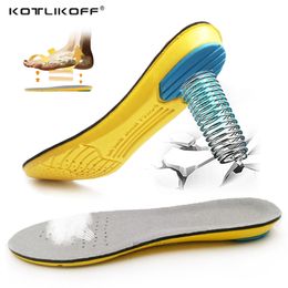 KOTLIKOFF Inserts de chaussures Pad Semelles de sport souples Mousse à mémoire de forme Respirant Course en plein air Gel de silicone Coussin Semelles orthopédiques 220713