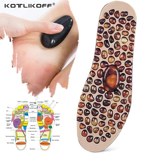 KOTLIKOFF – thérapie par pavés en caoutchouc souple, coussin d'acupression, masseur de pieds, semelle intérieure pour chaussures, améliore la Circulation sanguine, 240108