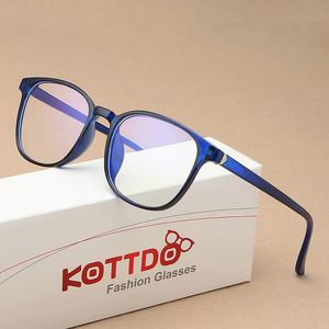 Kottdo Retro Mens Lunes Cadre Fashion Computer HEEGLASSES FEMMES ANTIBLUE LUMIÈRE PLING CELAGE CARI