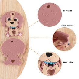 Kovict Nieuwe Dog Silicone Beads Clips voor sieraden Making Sieraden Accessoires Charms For Bracelet Diy Necklace