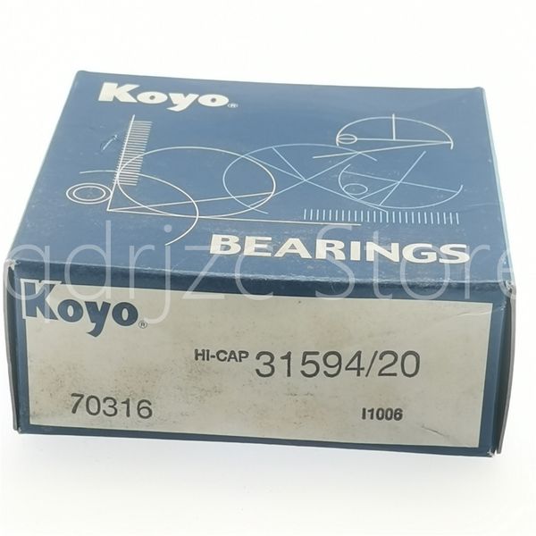 Roulements à rouleaux coniques en pouces KOYO 31594/20 = 4T-31594/31520 31520-N 34,925 mm X 76,2 mm X 29,37 mm