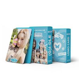 Kpop 55pcs/set G-Idle Girl Group Album Perifere poster Kleine kaart Iam Free-ty HD Picture Lomo Card Gidle Song Yuki Gift Card