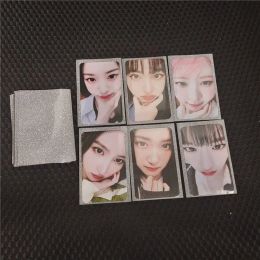 KPOP 6pcs/set ive Tarjeta pequeña. He ive Withmuu Album Card Eleven Girl Group Wongyong Liz Gaeul Yujin Tarjeta de fotos de impresión periférica