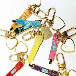 KPOP Bangtan Boys Porte-clés Pendentif en métal Accessoires pour microphone Porte-clés AA220318