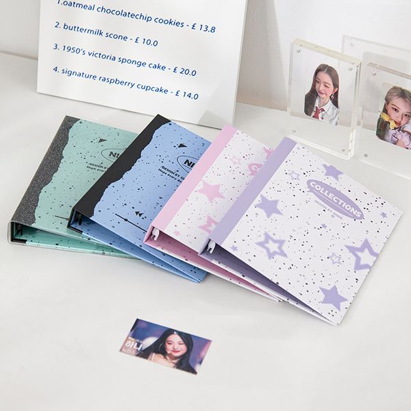 Kpop Photocard Binder porte-couvercle pour Photocard Ins Photo Album Idol Cartes Collectez Book Star Chasing Supplies Decoration de la salle