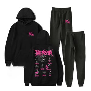 Kpop Stray Kids Rock-Star Album ensembles de vêtements de sport pour femmes survêtement de sport deux pièces ensemble hauts et pantalons survêtement femme Outifit