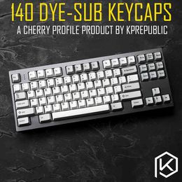 Kprepublic 139 Cerise profil Dye Sub Keycap Set clavier en plastique PBT épais gh60 xd60 xd84 cospad tada68 rs96 zz96 87 104 fc660