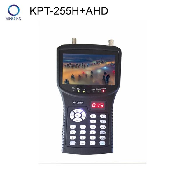 KPT-255HAHD 4,3 pouces Handheld DVB-S2 MPEG4 Satellite Finder Monitor prend en charge MP4 VIDEO PALYER AHD CCTV CAMERAPVR 240418