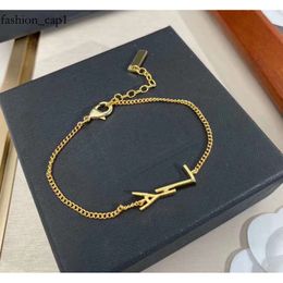 Kqss bedelarmbanden Ysl armband ontwerper sieraden meisjes vrouwen brief elegante liefde 18k gouden armbanden mode dame partij hebben Sailormoon