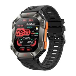 KR80 montre intelligente de sport pour hommes 2 pouces capacité de la batterie 650mAh cadeau fréquence cardiaque saine boussole d'oxygène dans le sang GPS exercice