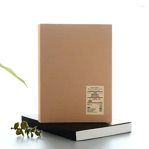 Kraft Notebook Dikker Schetsboek Dagboek B5 Groot Formaat Blanco 100 GSM Papier 256 Pagina's Kunstbenodigdheden