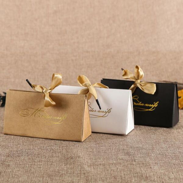 Boîte en papier Kraft bricolage rouge à lèvres parfum cosmétiques emballage fête de mariage bonbons anniversaire coffrets cadeaux livraison gratuite QW8682