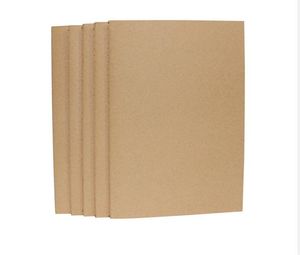 Kraft Paper Notepads Notebook Règle Sketchbooks Pocket Revues de poche pour enfants de classe 68 pages