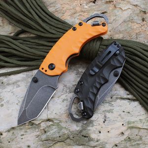 KS 8750 Poche couteau pliant 8CR13mov Stone Washed Tactical Fishing Cverses Hunting Survival Gift Couteaux Outdoor EDC Tools