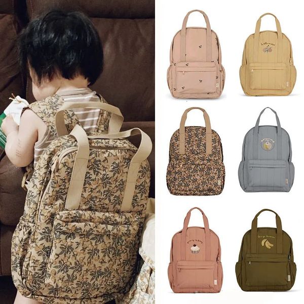 KS Mochila para bebé Mochila escolar primaria Kindergarten Bolsas para niños Marca Viaje Mamá Cereza Limón Niños Niños Niñas Almacenamiento de regalos 240227