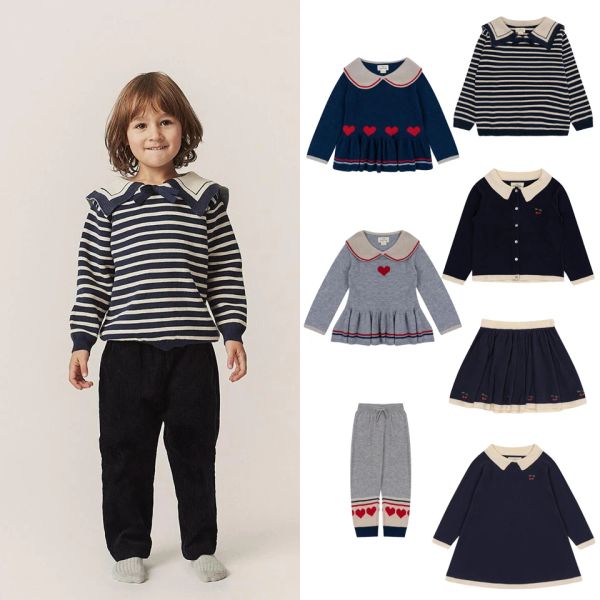 Ks marque bébé fille vêtements ensembles enfants pull et pantalon de pantal