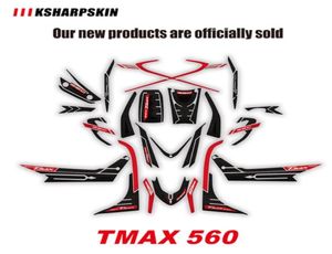 Ksharpskin Motorcycle 3D -gel kuien Sticker Protector Number Plaat Moto Decal Kit voor Yamaha Tmax560 Tmax 5602813893