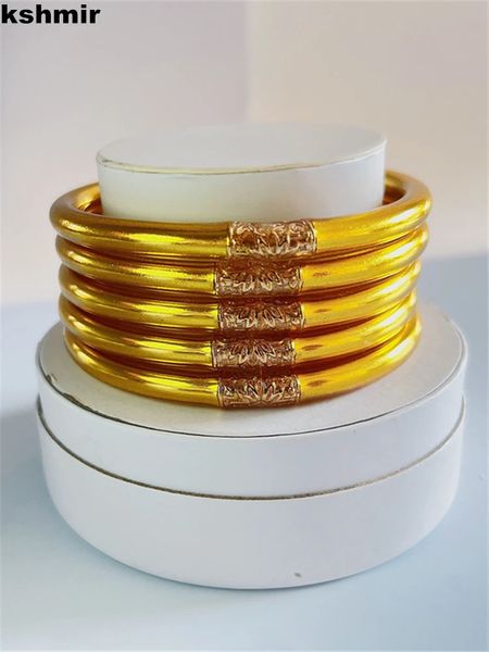 Kshmir pulsera de oro vintage para mujer delicado patrón de loto de metal color accesorios de joyería gratis regalo 240130