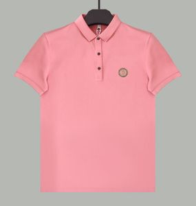 KSS01 Designer Designed Dessen Polo's Zomer Fashion Slim Pink White White Short Sleeve Men Polo Shirt T -shirt kleding Kleding