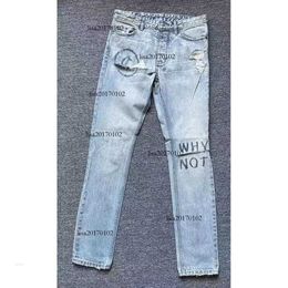 Ksubi voor heren paarse jeans ontwerper Jean Men broek hoogwaardige kwaliteit rechte ontwerp retro rip denim biker grijze verf noods slanke fit stretch 5iax