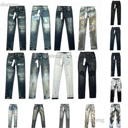 Ksubi alta qualidade roxo jean ascensão elástico roupas dos homens apertado magro denim lágrimas jeans designer fashionl63s #598 454