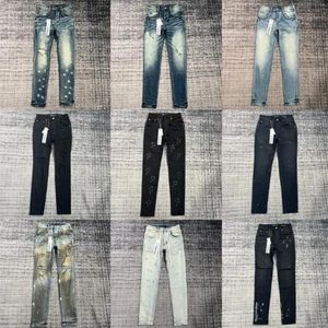 ksubi jeans Designer Hommes Violet Jeans Déchiré Droit Regular Jeans Denim Larmes Lavé Vieux Long noir jeans288G