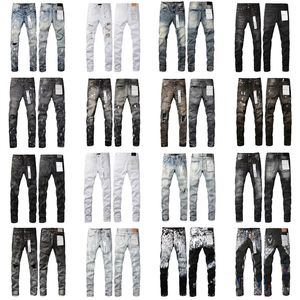 Ksubi Jeans Men S pantalon denim pour hommes pourpre Designer Pantalon Straitement Streetwear Streetwear Purple Brand Jeans Pant Denim Teers