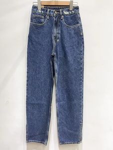 Ksubi dames jeans ontwerper Hoge taille rechte vat buiten spleetontwerp donkerblauwe denim broek vrouw 179