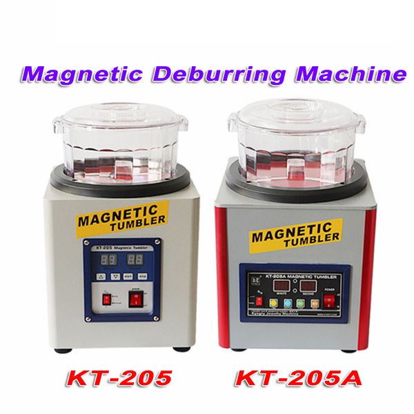 KT-205 KT-205A 370W Machine de polissage de gobelet magnétique Mini polisseuse de bijoux magnétique équipement de bijoux de gobelet