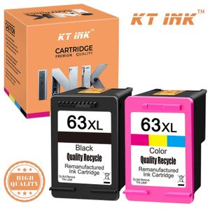 KT inkt 63xl inktcartridge Compatibel voor HP 63 HP63XL Ink -cartridge voor Deskjet 1110 2130 2131 2132 3630 5220 5220 5252 Printer 240420