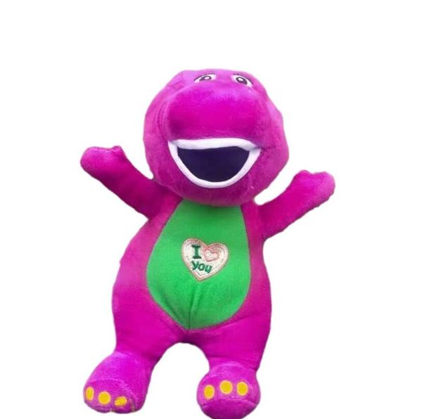 25 uds 30Cm animales de peluche cantando amigos dinosaurio Barney 12 te amo muñeco de peluche juguete para regalo para niños