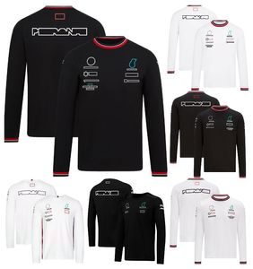 2022 F1 Racing Traje Camiseta Fórmula 1 Conductor Fans Camisetas de manga larga Equipo de carreras Uniforme Jersey Tops Verano Causal Camisetas para hombres