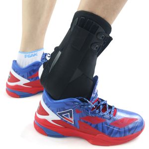 Kuangmi cheville support l'agasse sportive stabilisateur de pied orthosis orthose des bretelles de cheville réglables pad protecteur de chaussette de cheville footballeur respirant