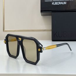 KUB # Raum P8 Classic Retro Mens Sunglasses Sunglasses Design Fashion Femmes Lunes Luxury Brand Designer Eights Top Top High Quality Trendy FAM302H