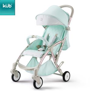 Kub Stroller Baby Stroller Lichtgewicht Vouwing Zittend Leggraden Kind vierwielige ophanging Paraplu-auto