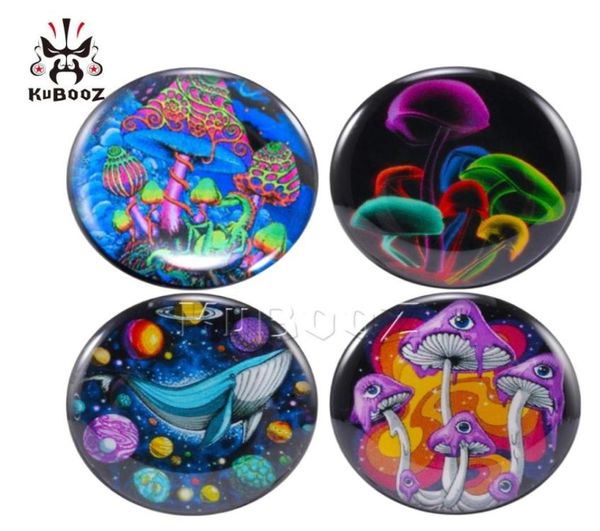 KUBOOZ Acrílico Colorido Pequeños Hongos Ballena Tapones para los oídos Túneles Pendientes Medidores Piercings Joyería del cuerpo Piercing Expander Stretcher9813029