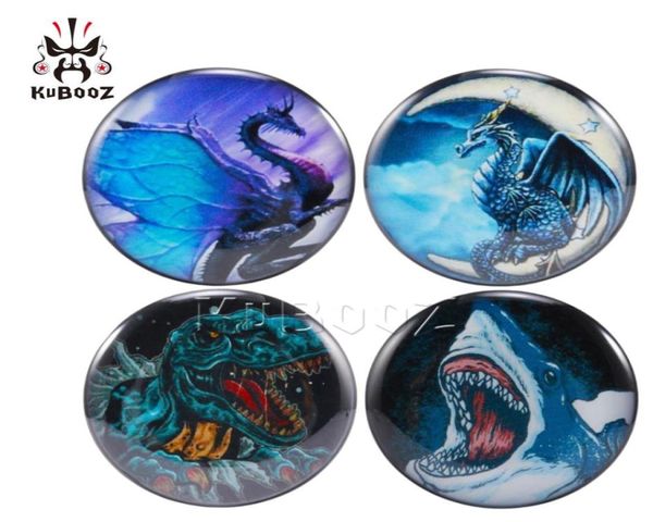 Kubooz acrylique dinosaure bouchons d'oreille tunnels piercings jauges bijoux exposant en gros 6-25 mm 80pcs5217752