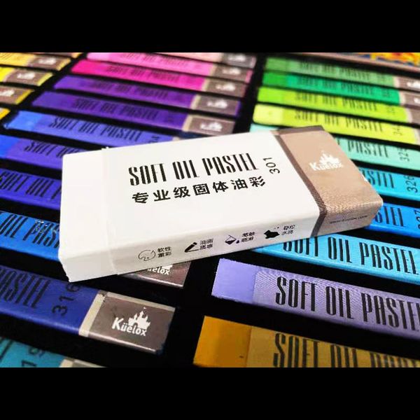 Pasttels d'huile Kuelox / Cray / Paint à huile solide Smooth Type Artiste Super Soft Soft Pastel Professional de qualité Solid Paint Stick Stick