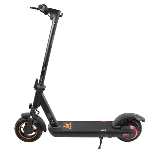 KugooKirin M3 Trottinette Électrique Pliante Pneu 10 Pouces Moteur 500W Vitesse Max 40km/h Portée Max 40km Batterie 13Ah BMS Écran LCD Frein à Tambour Avant E-Brake Arrière Lumière LED