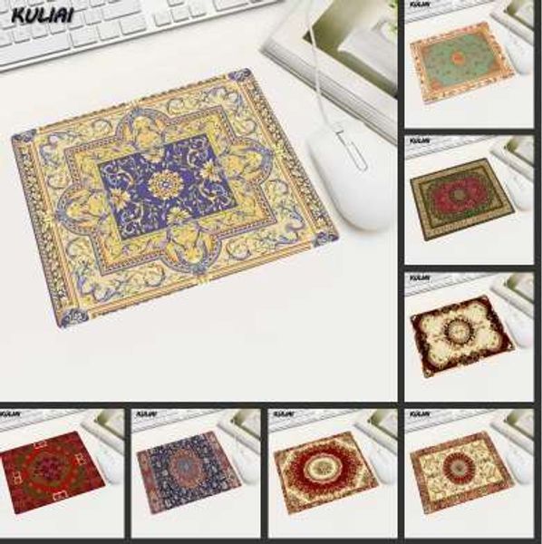 KULIAI russie livraison gratuite offre spéciale prix le plus bas petite taille tapis de souris en caoutchouc tapis persan bureau à domicile PC ordinateur portable tapis de souris tapis