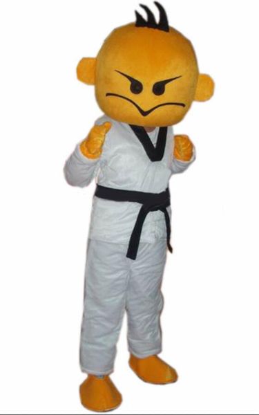 Kung fu garçon mascotte Costumes thème animé Kung Fu enfant Cospaly dessin animé mascotte personnage Halloween carnaval fête Costume